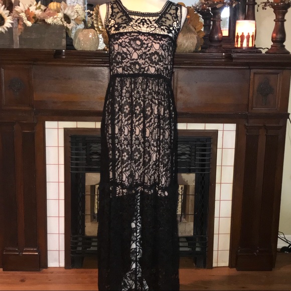 🖤Black Lace Dress - Picture 1 of 4